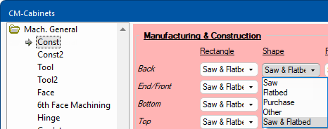 Mach.General > Const page required settings  -  Click to Expand